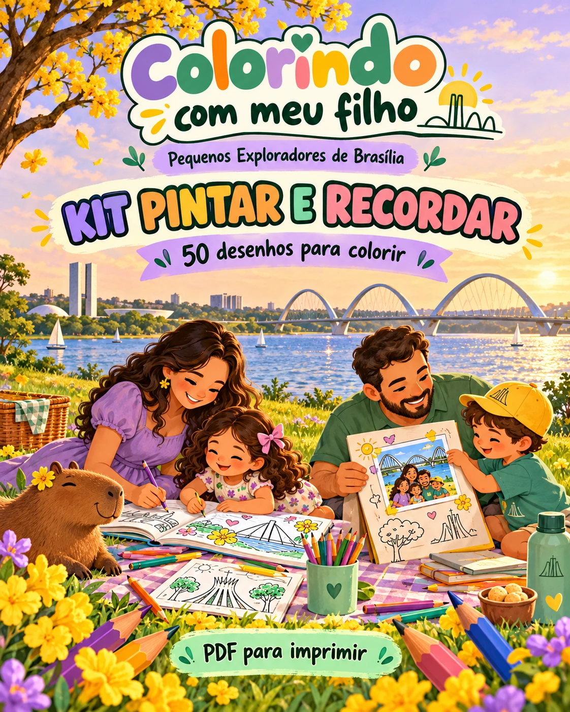 Capa do Kit Pintar e Recordar